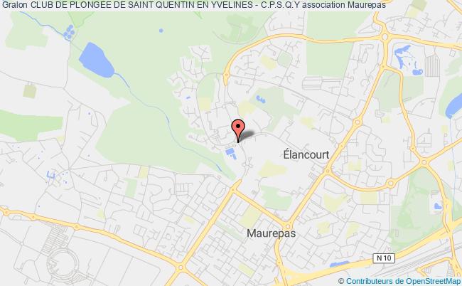 plan association Club De Plongee De Saint Quentin En Yvelines - C.p.s.q.y Maurepas