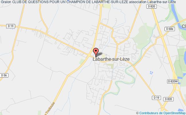 plan association Club De Questions Pour Un Champion De Labarthe-sur-leze Labarthe-sur-Lèze