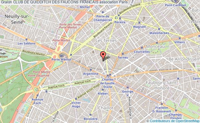 plan association Club De Quidditch Des Faucons Francais Paris