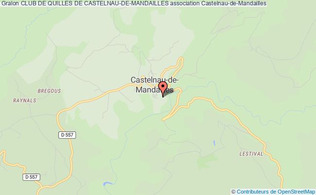 plan association Club De Quilles De Castelnau-de-mandailles Castelnau-de-Mandailles