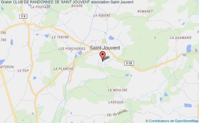 plan association Club De Randonnee De Saint Jouvent Saint-Jouvent