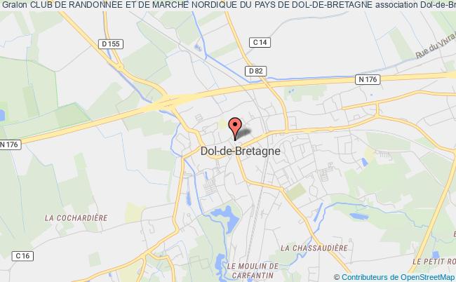 plan association Club De Randonnee Et De Marche Nordique Du Pays De Dol-de-bretagne Dol-de-Bretagne