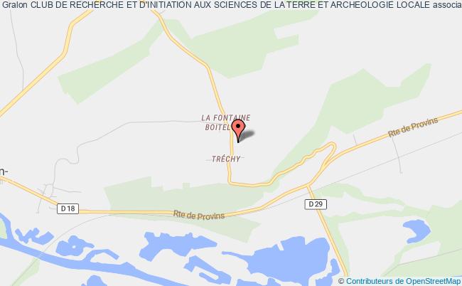 plan association Club De Recherche Et D'initiation Aux Sciences De La Terre Et Archeologie Locale Saint-Germain-Laval