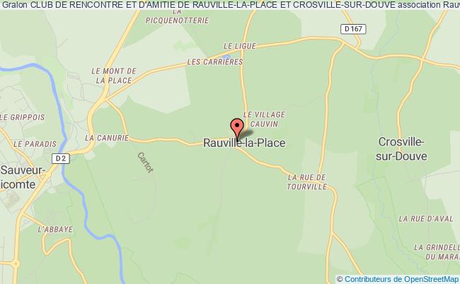 plan association Club De Rencontre Et D'amitie De Rauville-la-place Et Crosville-sur-douve Rauville-la-Place
