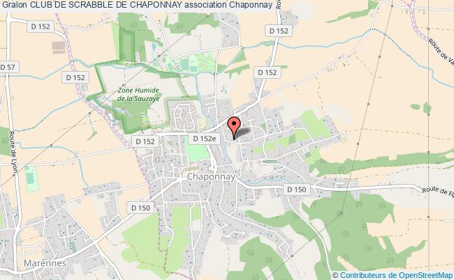 plan association Club De Scrabble De Chaponnay Chaponnay