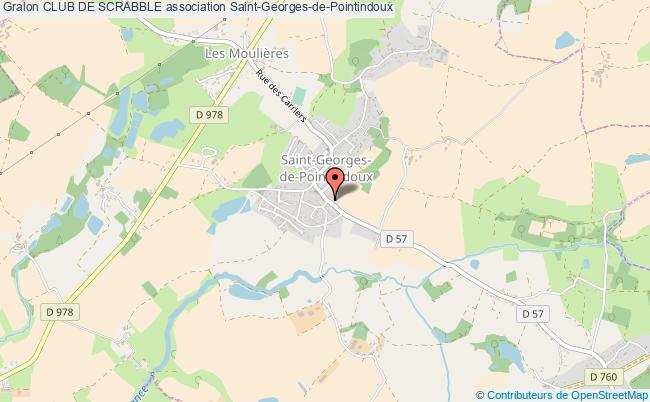 plan association Club De Scrabble Saint-Georges-de-Pointindoux