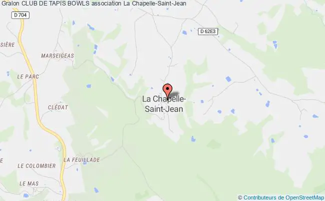 plan association Club De Tapis Bowls Chapelle-Saint-Jean