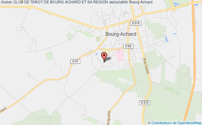 plan association Club De Tarot De Bourg Achard Et Sa Region Bourg-Achard
