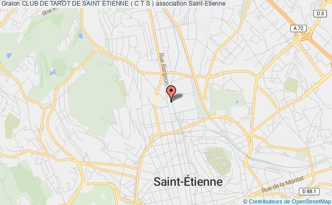 plan association Club De Tarot De Saint Étienne ( C T S ) Saint-Étienne