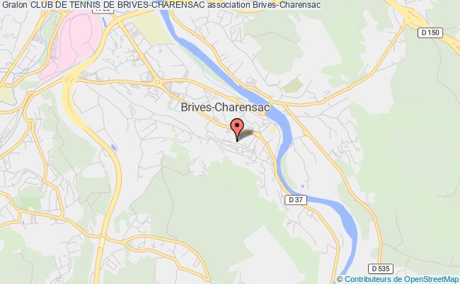 plan association Club De Tennis De Brives-charensac Brives-Charensac