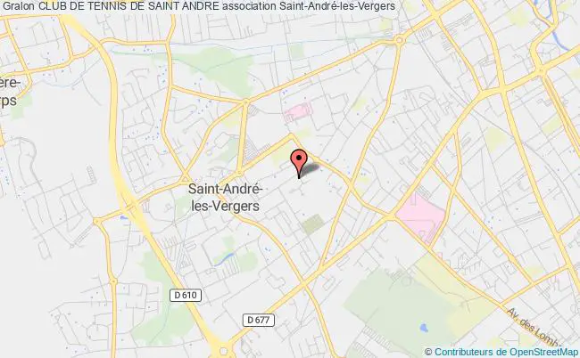 plan association Club De Tennis De Saint Andre Saint-André-les-Vergers