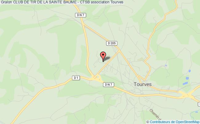 plan association Club De Tir De La Sainte Baume - Ctsb Tourves