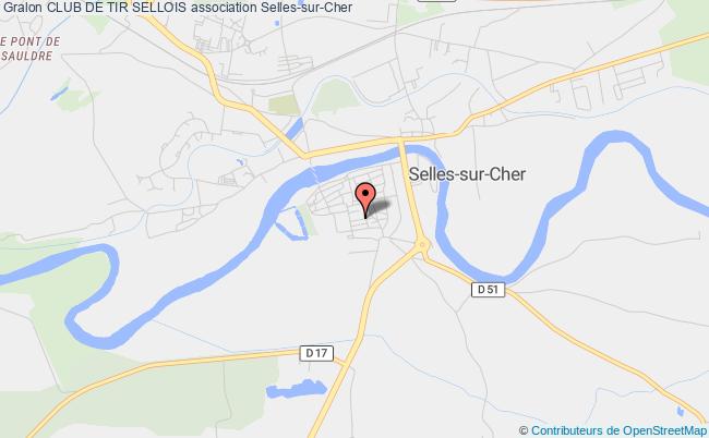 plan association Club De Tir Sellois Selles-sur-Cher