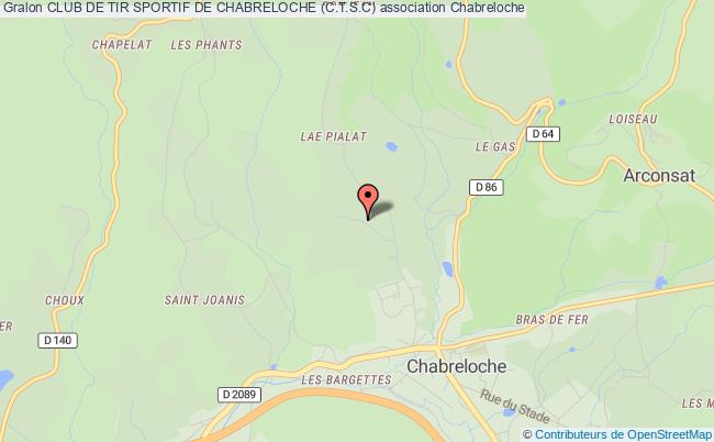 plan association Club De Tir Sportif De Chabreloche (c.t.s.c) Chabreloche