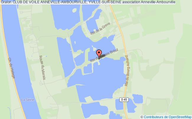 plan association Club De Voile Anneville-ambourville, Yville-sur-seine Anneville-Ambourville