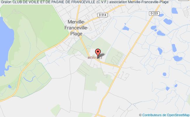 plan association Club De Voile Et De Pagaie De Franceville (c.v.f.) Merville-Franceville-Plage