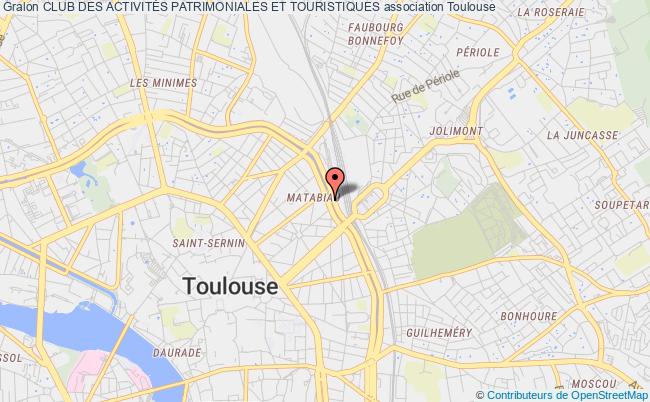 plan association Club Des ActivitÉs Patrimoniales Et Touristiques Toulouse