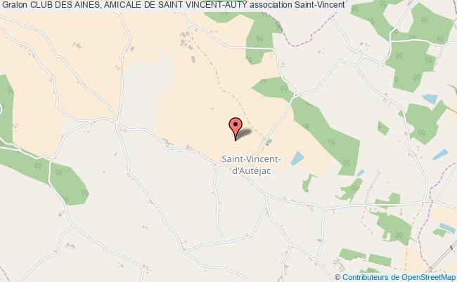 plan association Club Des Aines, Amicale De Saint Vincent-auty Saint-Vincent