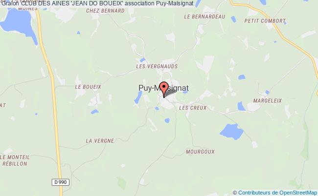 plan association Club Des Aines 'jean Do Boueix' Puy-Malsignat