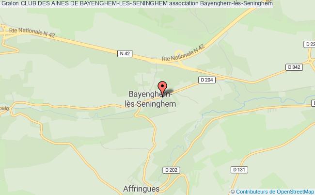plan association Club Des Aines De Bayenghem-les-seninghem Bayenghem-lès-Seninghem