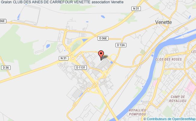 plan association Club Des Aines De Carrefour Venette Venette