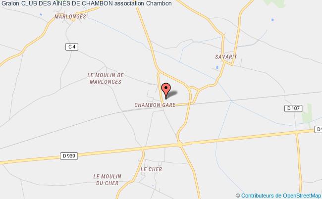 plan association Club Des AÎnÉs De Chambon Chambon
