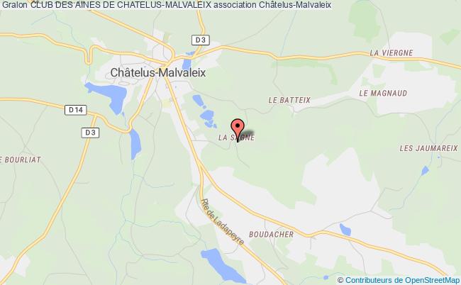plan association Club Des Aines De Chatelus-malvaleix Châtelus-Malvaleix