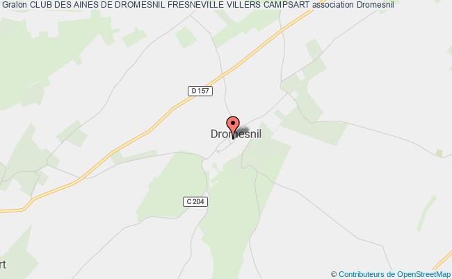 plan association Club Des Aines De Dromesnil Fresneville Villers Campsart Dromesnil