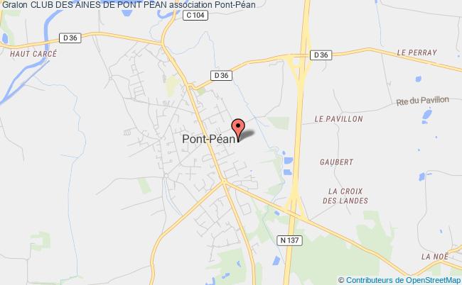 plan association Club Des Aines De Pont Pean Pont-Péan