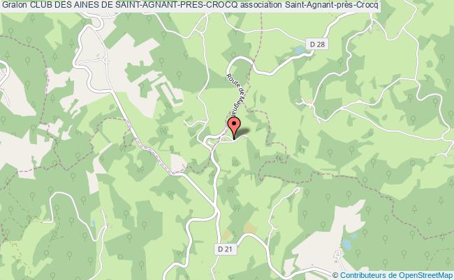 plan association Club Des Aines De Saint-agnant-pres-crocq Saint-Agnant-près-Crocq
