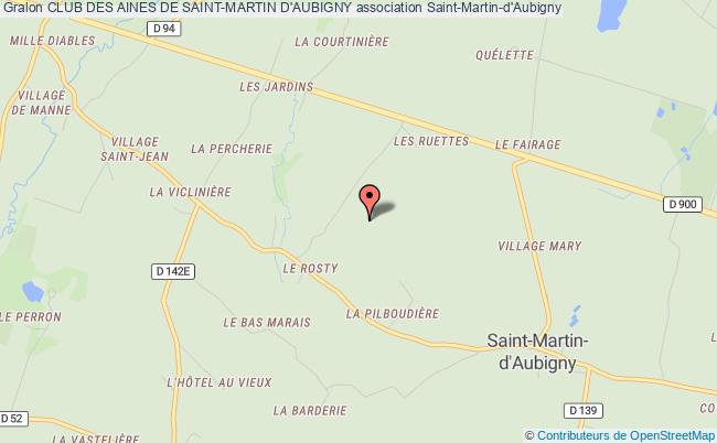 plan association Club Des Aines De Saint-martin D'aubigny Saint-Martin-d'Aubigny