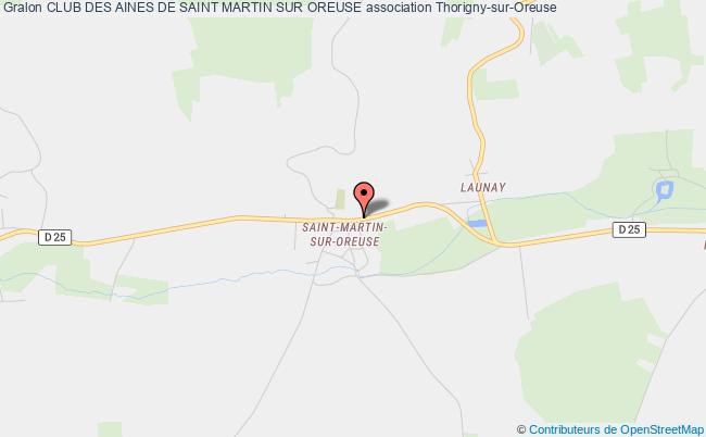 plan association Club Des Aines De Saint Martin Sur Oreuse Thorigny-sur-Oreuse