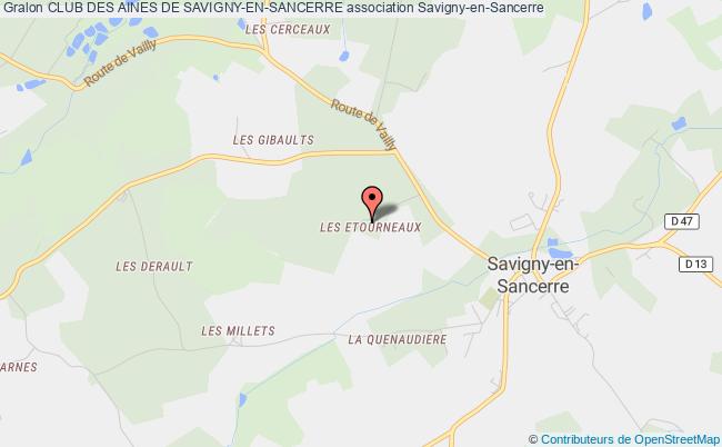plan association Club Des Aines De Savigny-en-sancerre Savigny-en-Sancerre