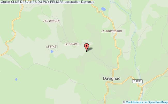 plan association Club Des Aines Du Puy Peligre Davignac