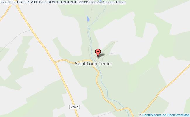 plan association Club Des Aines La Bonne Entente Saint-Loup-Terrier