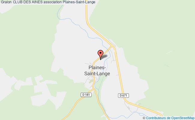 plan association Club Des Aines Plaines-Saint-Lange