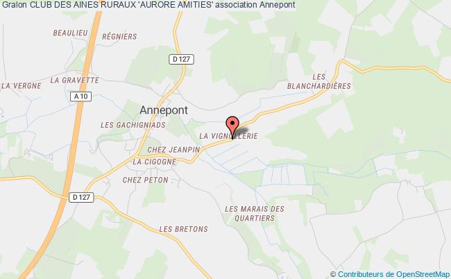 plan association Club Des Aines Ruraux 'aurore Amities' Annepont