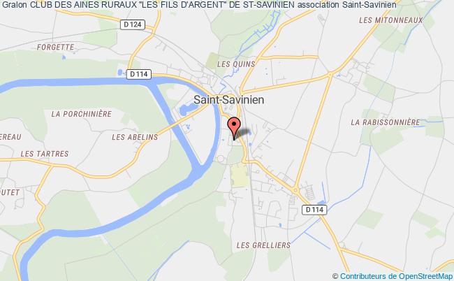 plan association Club Des Aines Ruraux "les Fils D'argent" De St-savinien Saint-Savinien