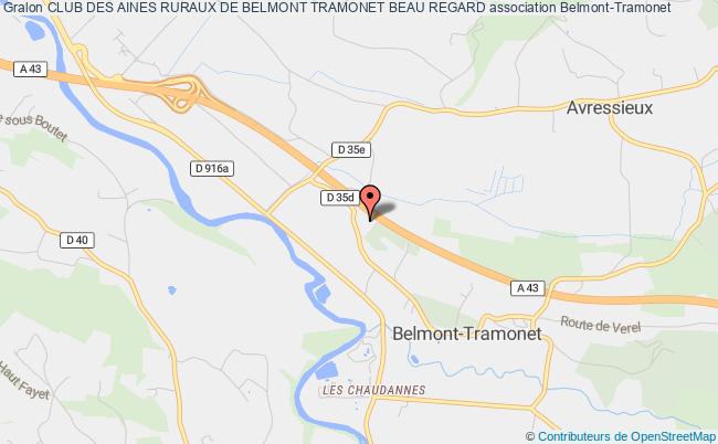 CLUB DES AINES RURAUX DE BELMONT TRAMONET BEAU REGARD