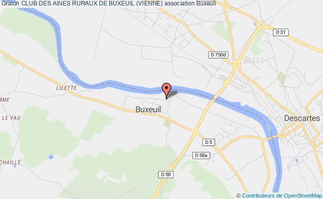 plan association Club Des Aines Ruraux De Buxeuil (vienne) Buxeuil
