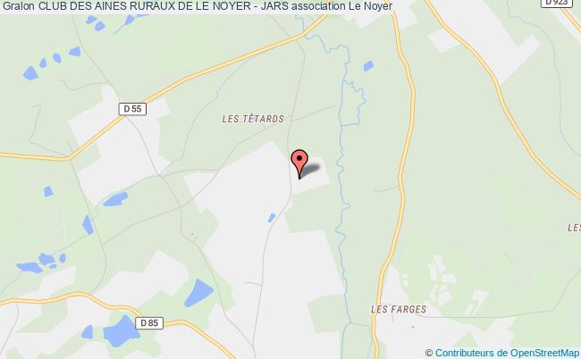 plan association Club Des Aines Ruraux De Le Noyer - Jars Le Noyer