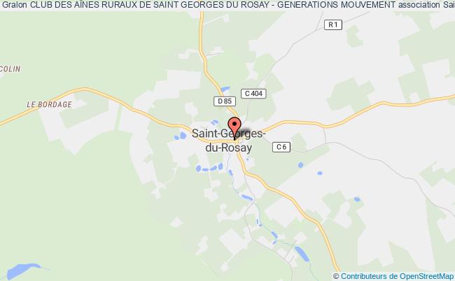 CLUB DES AÎNES RURAUX DE SAINT GEORGES DU ROSAY - GENERATIONS MOUVEMENT