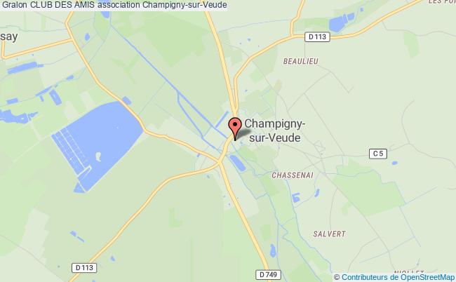 plan association Club Des Amis Champigny-sur-Veude