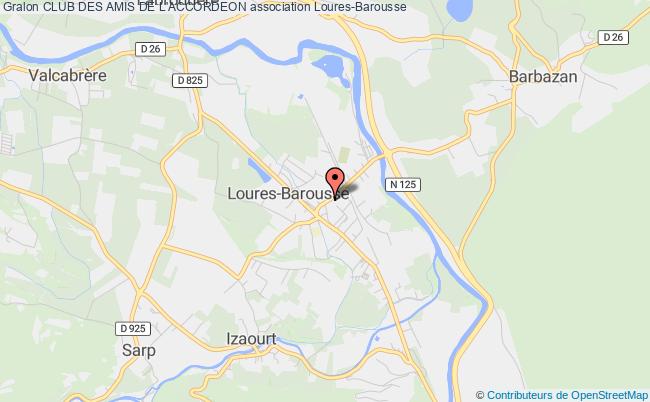plan association Club Des Amis De L'accordeon Loures-Barousse