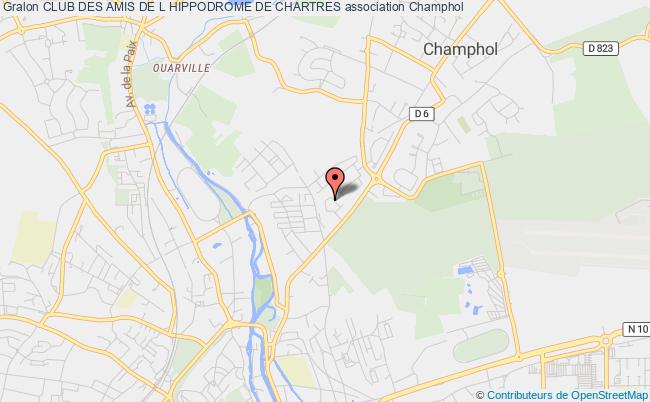 plan association Club Des Amis De L Hippodrome De Chartres Champhol