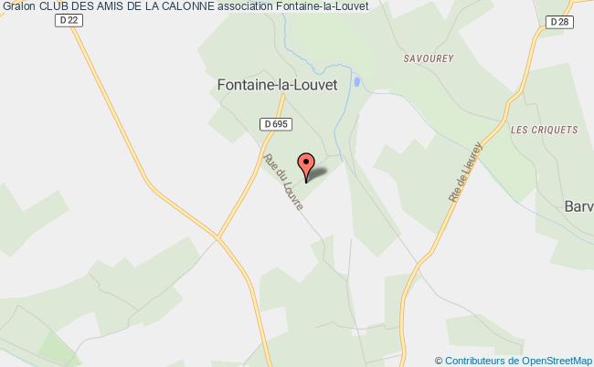 plan association Club Des Amis De La Calonne Fontaine-la-Louvet