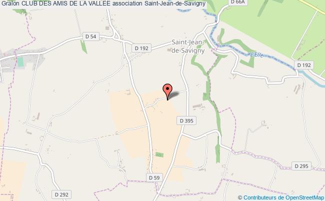 plan association Club Des Amis De La Vallee Saint-Jean-de-Savigny