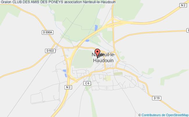 plan association Club Des Amis Des Poneys Nanteuil-le-Haudouin
