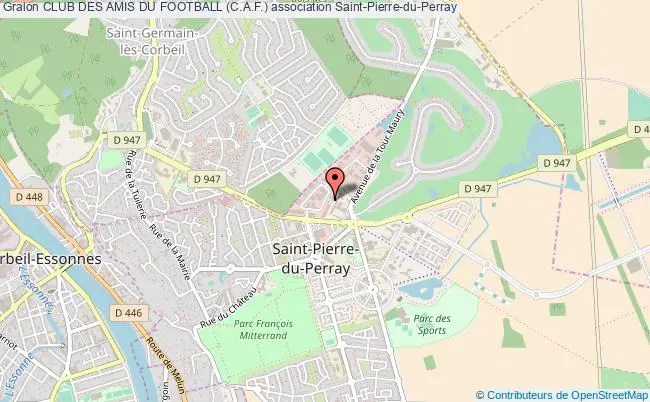 plan association Club Des Amis Du Football (c.a.f.) Saint-Pierre-du-Perray