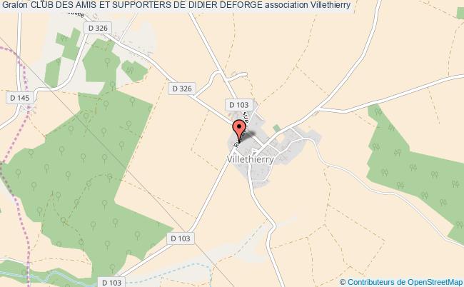 plan association Club Des Amis Et Supporters De Didier Deforge Villethierry